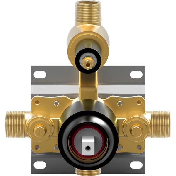 Siavonce 2-spray Wall Mount Bathtub Shower Faucet Set with 12 in