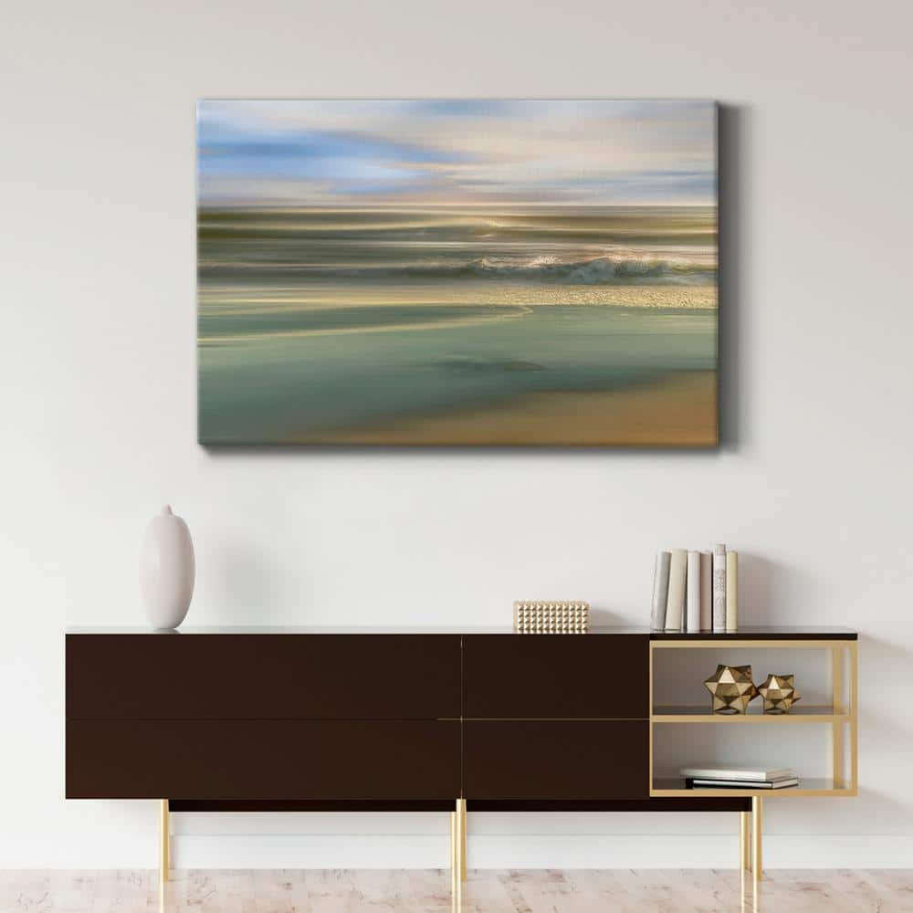 Topaz Light 40" x 60" Multicolor Canvas Abstract Wall Art