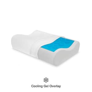 Contoured Gel-Overlay Memory Foam Pillow