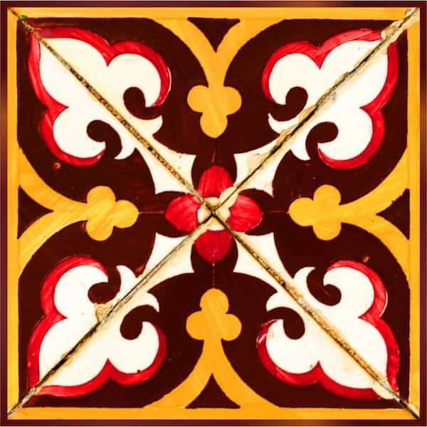 MI ALMA Multicolor H100 4 in. x 4 in. Vinyl Peel and Stick Tile (24-Tiles, 2.67 sq. ft./Pack)