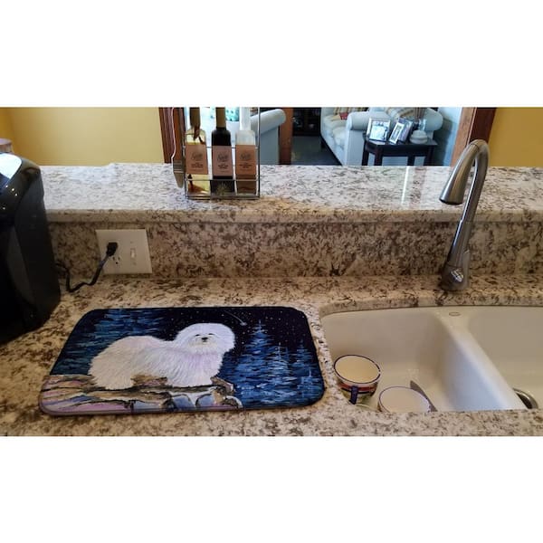 Caroline's Treasures 14 in. x 21 in. Multicolor Starry Night Coton de