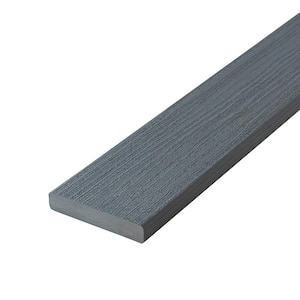 Paramount 1 in. x 5-4/9 in. x 20 ft. Mineral Square Edge Capped Cellular PVC Decking Board