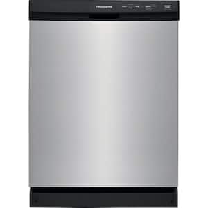 24 in. Stainless Steel Front Control Built-In Tall Tub Dishwasher, 60 dBA