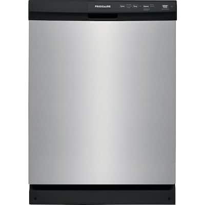 24 in. Stainless Steel Front Control Built-In Tall Tub Dishwasher, 60 dBA