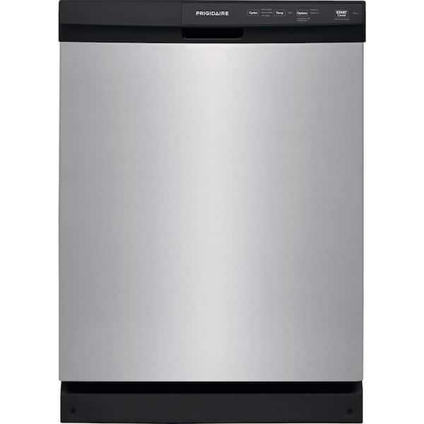 Frigidaire 24 in. Stainless Steel Front Control Built-In Tall Tub Dishwasher, 60 dBA
