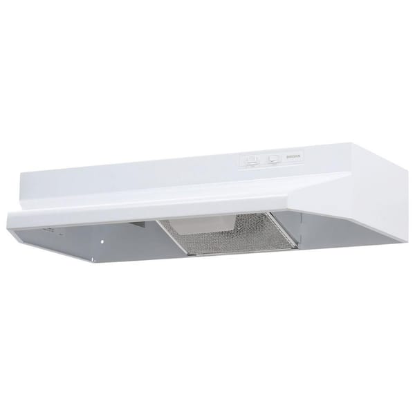Broan-NuTone 40000 Series 30 in. Under Cabinet Range Hood with Light in White