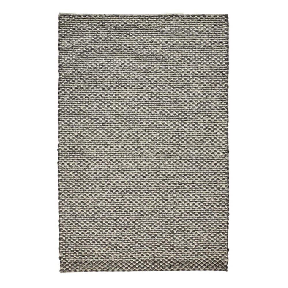 HomeRoots Gray and Ivory Floral 10 ft. x 13 ft. Area Rug 2000511418 ...