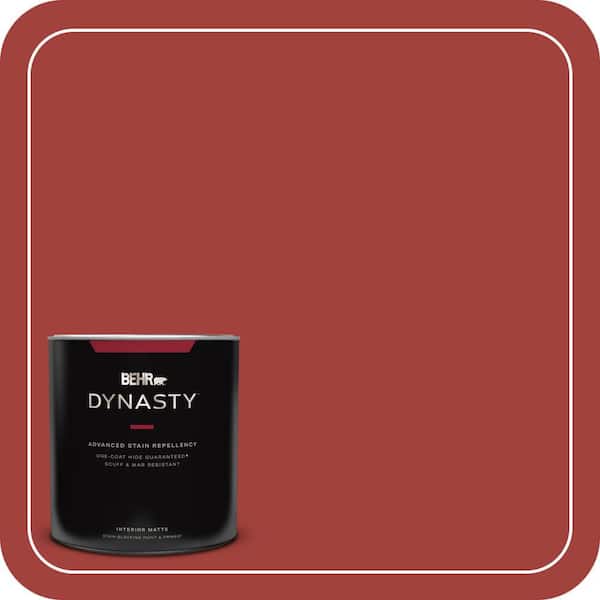 BEHR DYNASTY 1 qt. #HDC-SM16-12 Tomato Slices Matte Interior Stain-Blocking Paint and Primer