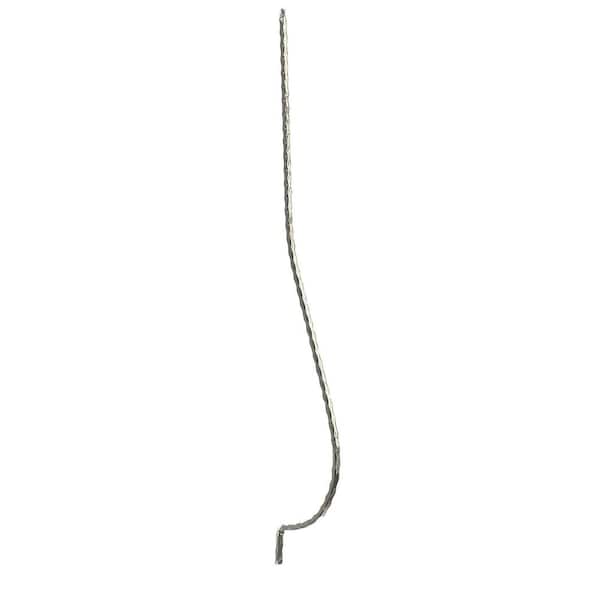 arteferro 44 in. x 9/16 in. Belly Warm Nickel Powder Coated Wrought Iron Metal Stair Baluster