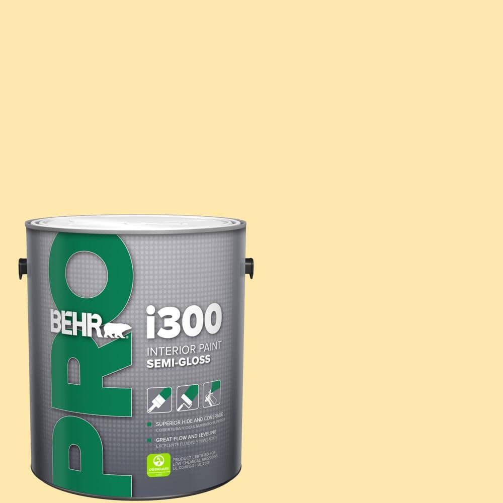 1 gal. #350B-4 Lemon Souffle Semi-Gloss Interior Paint price history on PriceWatchPro