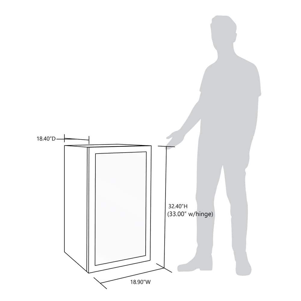 Compact Stainless Steel Undercounter Drinks Chiller with Glass Door