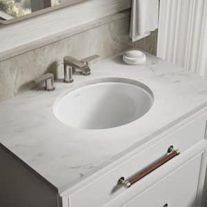 TOTO Rendezvous 17 in. Undermount Bathroom Sink with CeFiONtect in