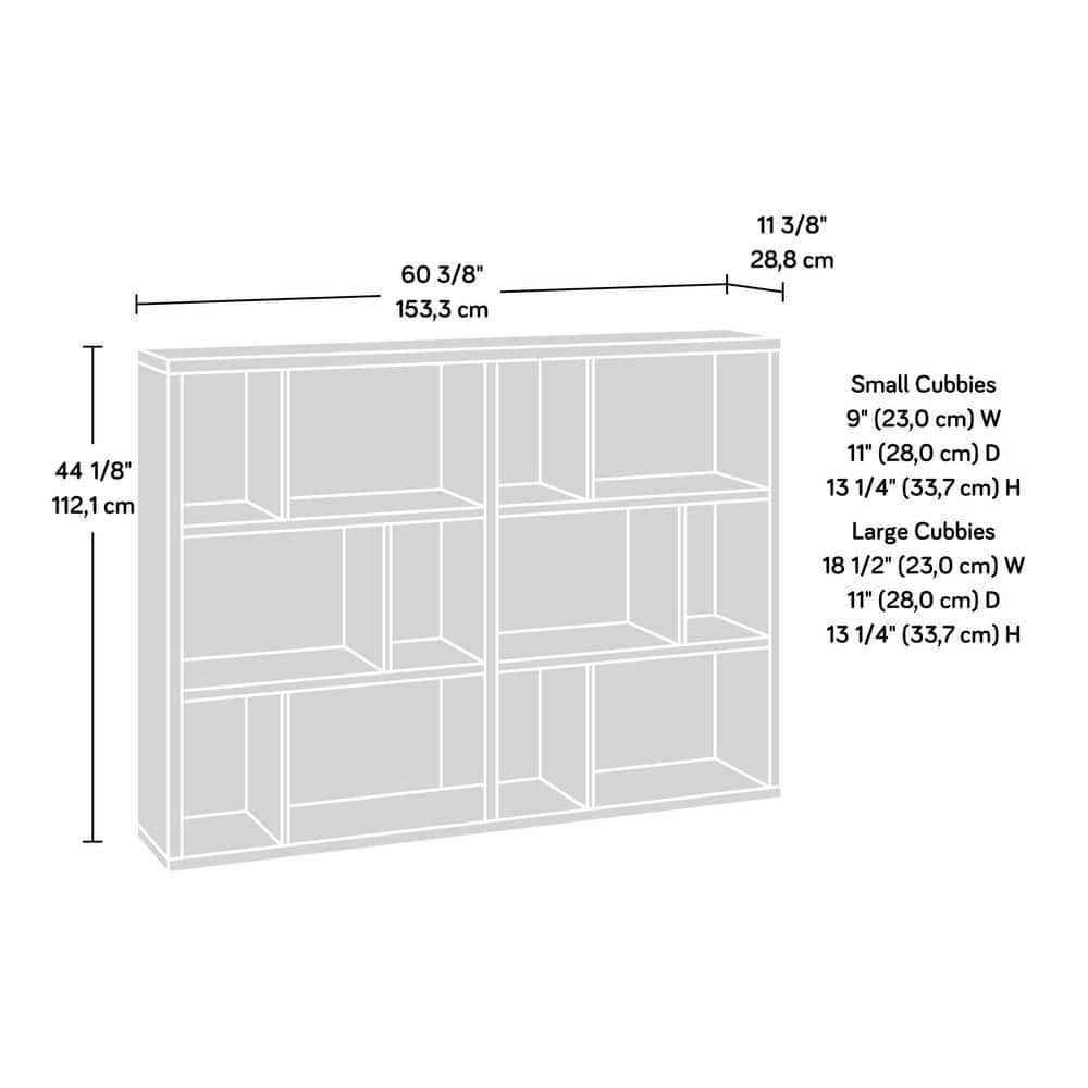 Soft White Adjustable 12-Cube Modular Storage Bookcase