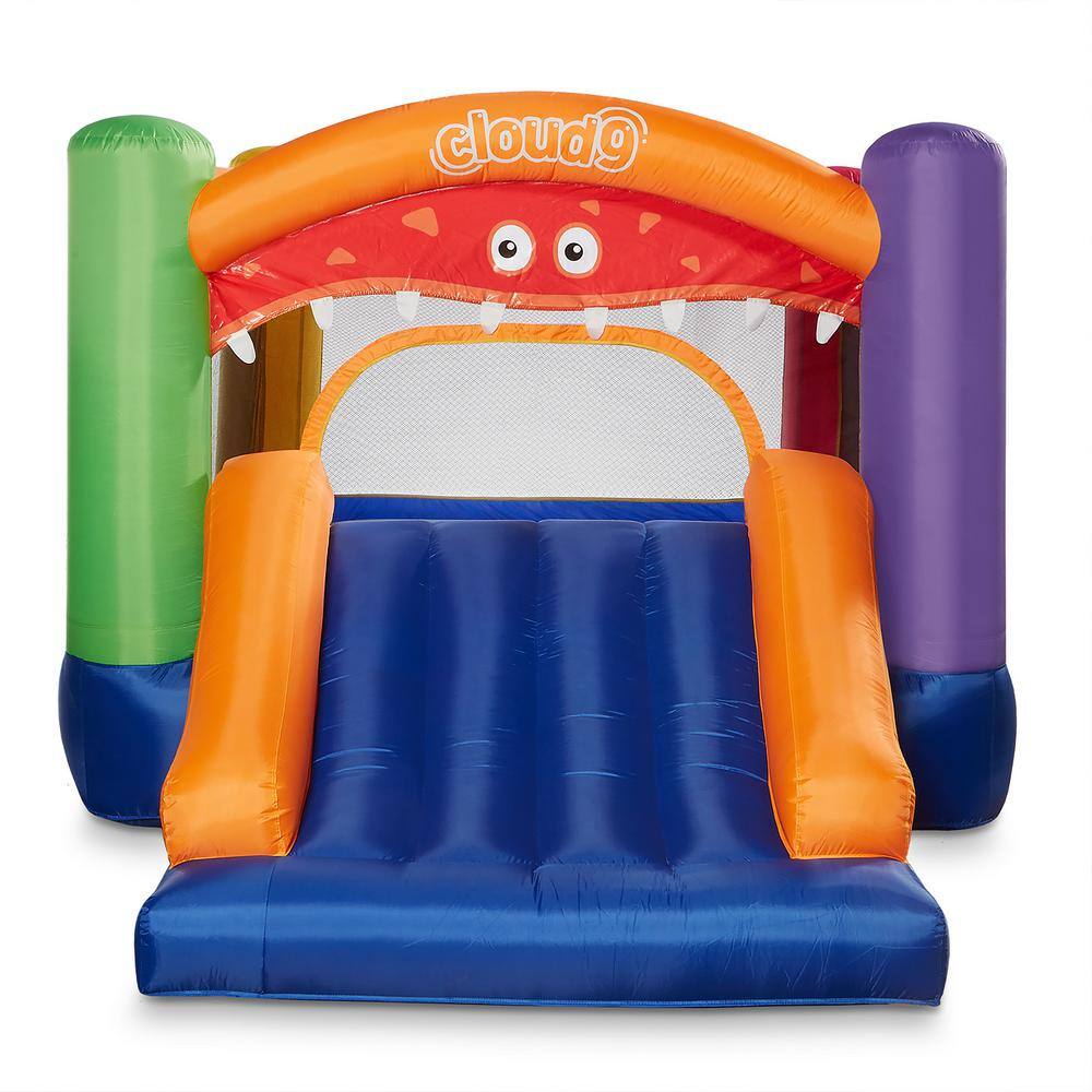 Cloud 9 Monster Theme Inflatable Bounce House with Slide