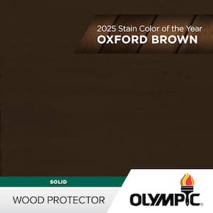 Wood Protector 1 gal. SC-1058 Oxford Brown Exterior Solid Stain plus Sealer in One
