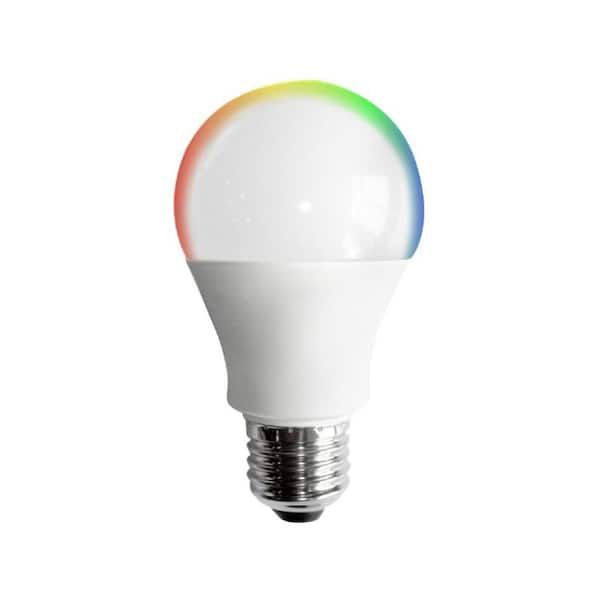60-Watt Equivalent A19 Smart Dimmable LED Light Bulb, 2700K Soft White Light to 6500K Daylight, 4-pack