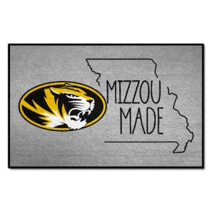 Missouri Tigers Southern Style Gray 1.5 ft. x 2.5 ft. Starter Area Rug