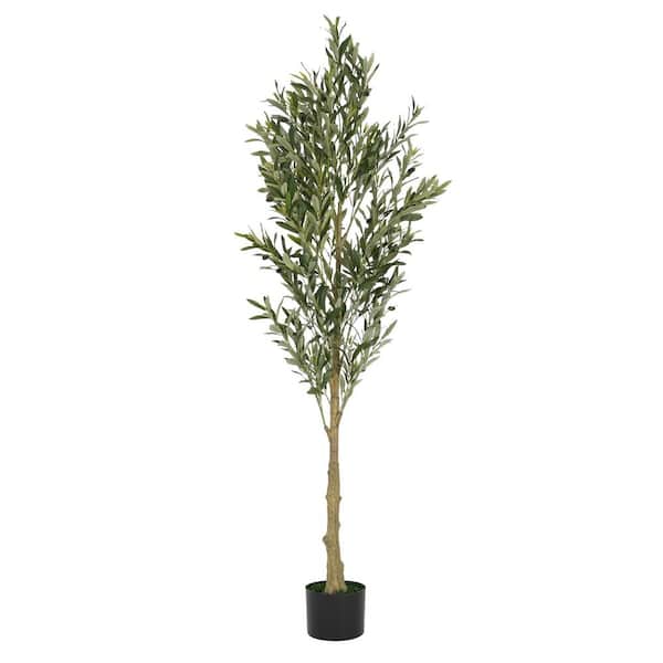 CHRISTOPHER KNIGHT HOME 6 ft. Artificial Olive Tree with Pot