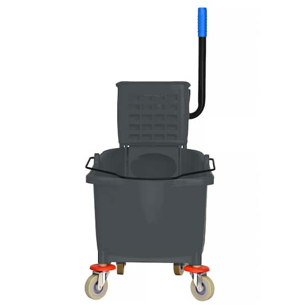 Details about   Alpine Industries 36 Quart Gray Side Press Commercial Combo Mop Bucket 