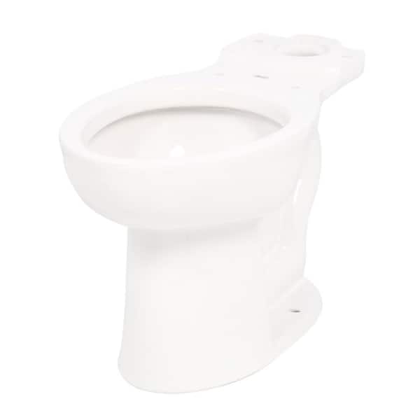 Cadet EverClean Pressure-Assisted 1.1/1.6 GPF Right Height Elongated Toilet Bowl Only in White