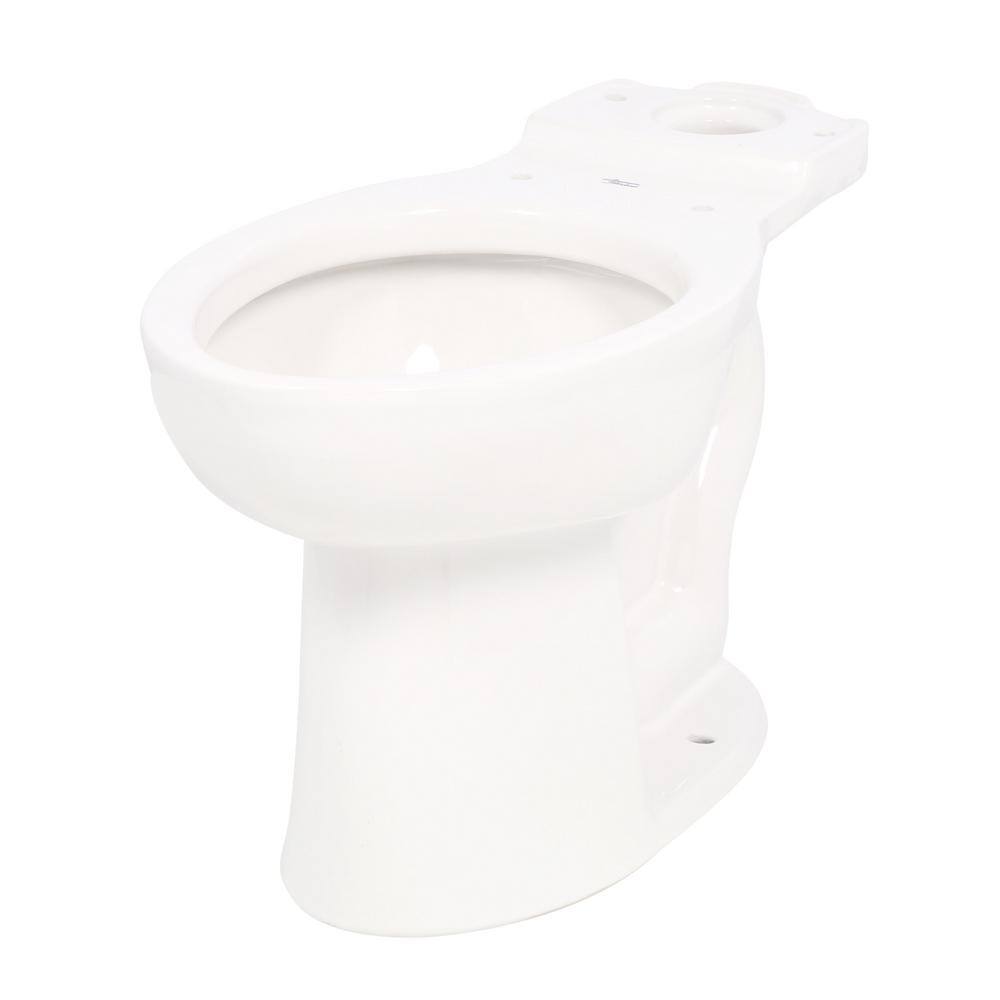 Cadet White Vitreous China Elongated Toilet Bowl