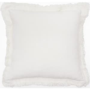 Sawyer Cream Pillow, 18" X 18"
