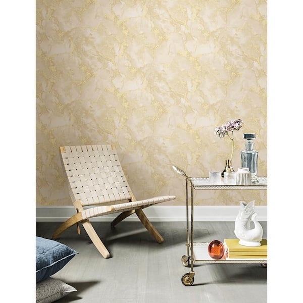 Grandin Marbled Multi-Colored Non pasted Non Woven Wallpaper