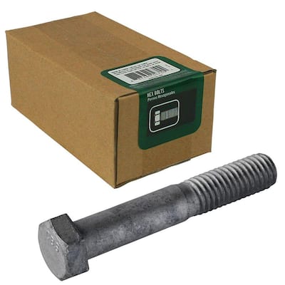 1/2 in.-13 x 10 in. Galvanized Hex Bolt (10-Pack)