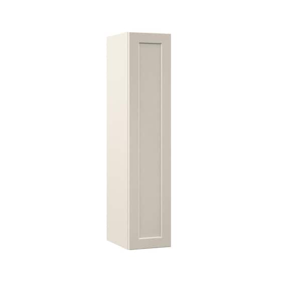 Hampton Bay Designer Series Melvern 9 in. W x 12 in. D x 42 in. H Assembled Shaker Wall Kitchen Cabinet in Cloud