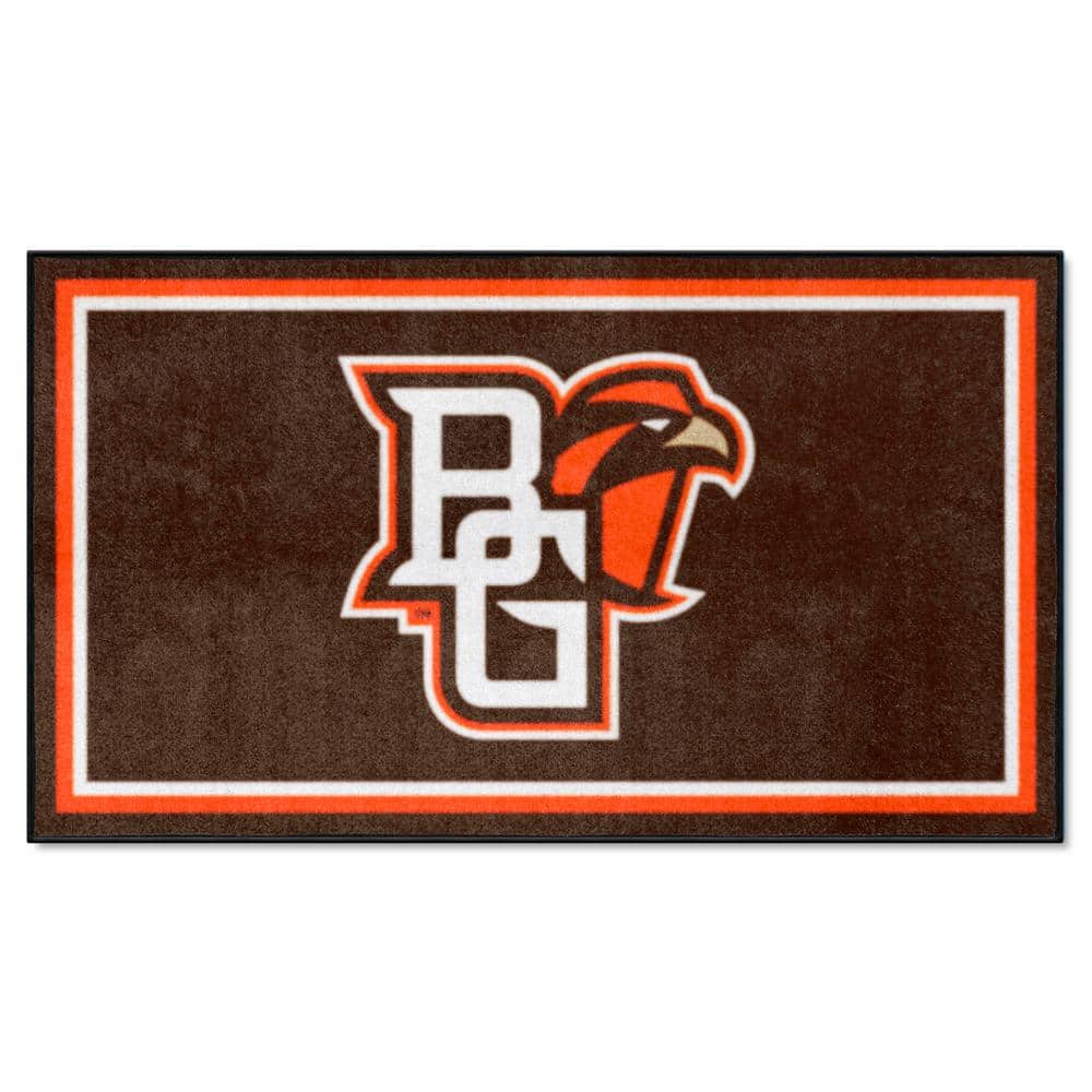 FANMATS Bowling Green Falcons Brown 3ft. x 5ft. Plush Area Rug 37677