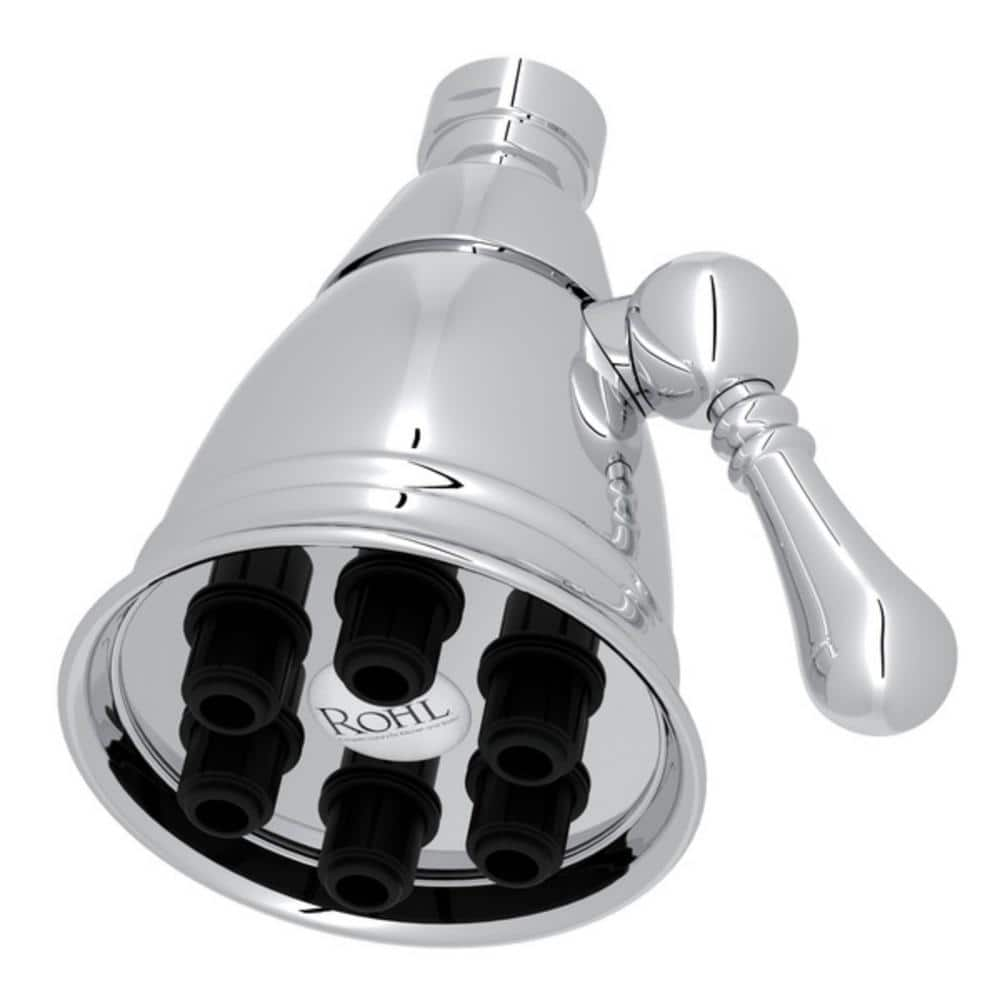 UPC 826712003661 product image for 1-Spray Patterns 2.88 in. Wall Mount Fixed Shower Head in Polished Chrome | upcitemdb.com