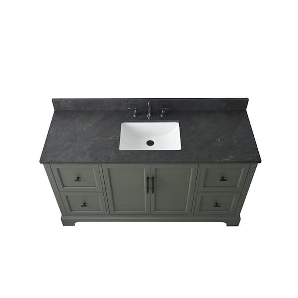 Vanity Art Laval 60 in. W x 22 in. D x 34 in. H Single Sink