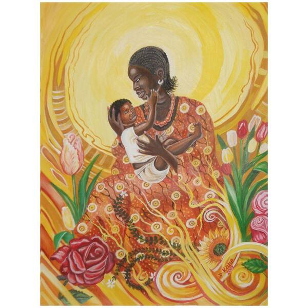 Trademark Fine Art 24 in. x 32 in. Expressions of Affection Canvas Art