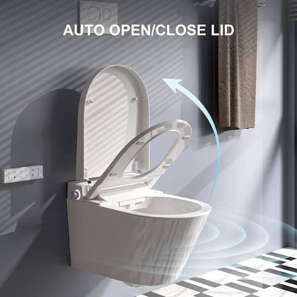 HOROW HR-WH10 Elongated Wall-Hung Smart Bidet Toilet with Remote