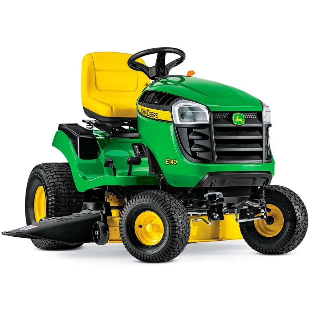 John Deere E140 48 In 22 Hp V Twin Gas Hydrostatic Lawn Tractor Bg21028 The Home Depot