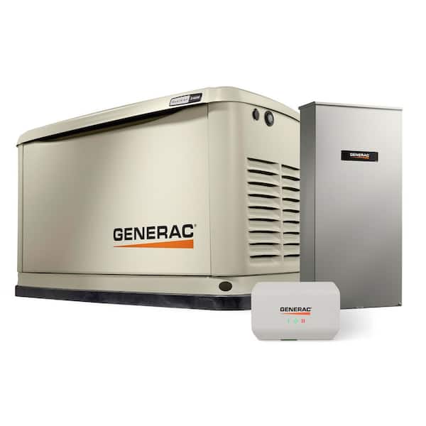 24,000 Watt Dual Fuel Home Standby Generator with Smart Home Monitoring, 200-AMP Transfer Switch and HVAC Energy Manager