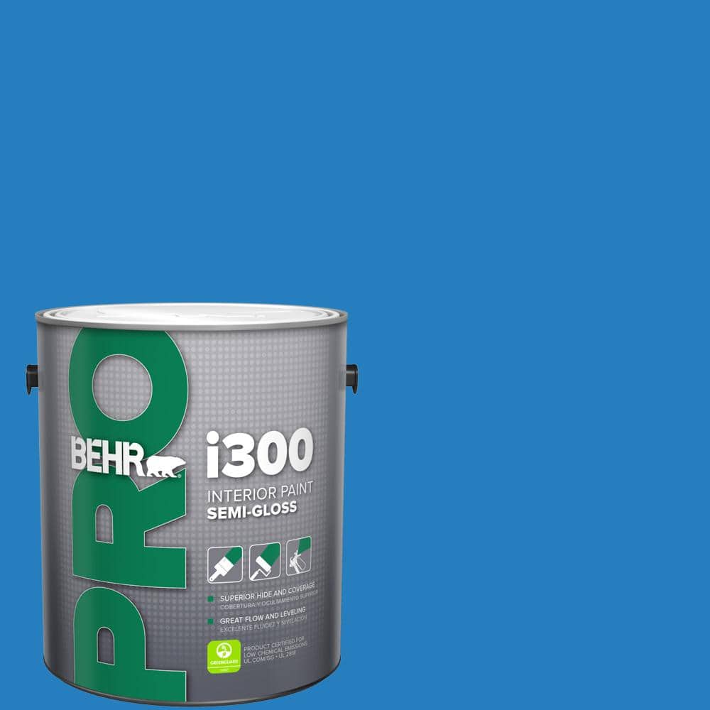 1 gal. #P510-6 Brilliant Blue Semi-Gloss Interior Paint price history on PriceWatchPro