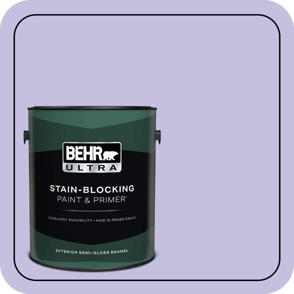 1 gal. #630A-3 Weeping Wisteria Semi-Gloss Enamel Exterior Paint & Primer price history on PriceWatchPro