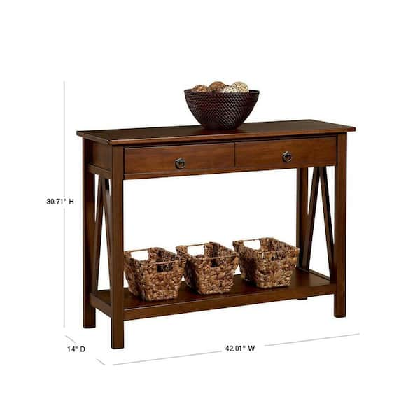 Linon titian deals console table