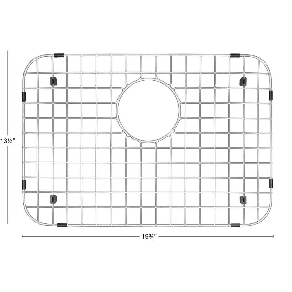 Karran Stainless Steel Sink Bottom Grid with Center Drain
