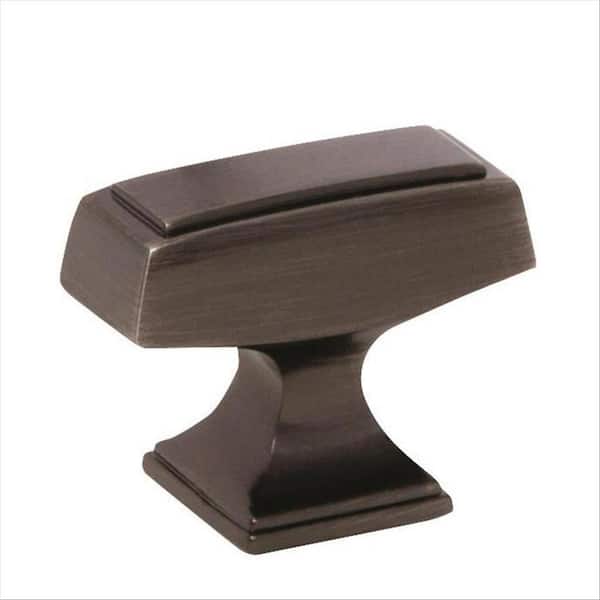 Amerock Mulholland 1-1/2 in. (38mm) Traditional Gunmetal Bar Cabinet Knob