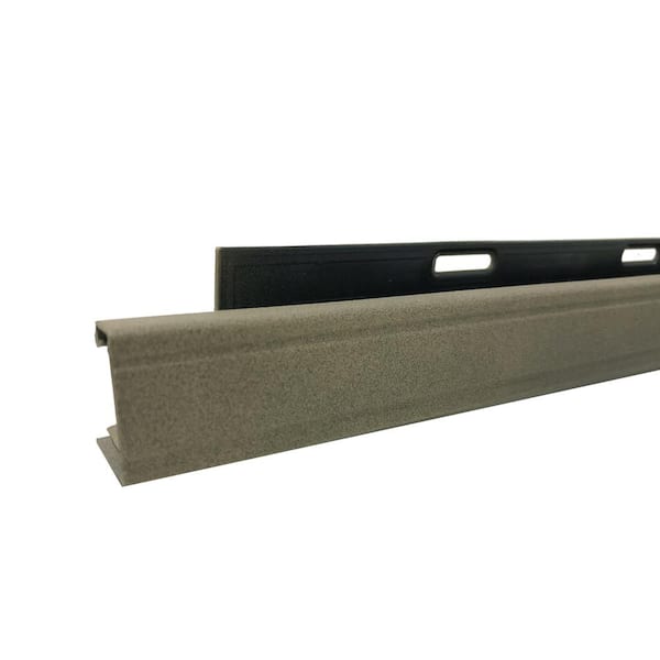 Novik 1.25 in. D x 1.25 in. W x 72 in. L Weathered Blend Plastic Premium Ledge Trim