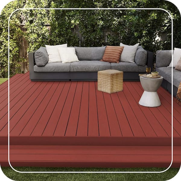 BEHR DECKplus 1 gal. #PPU2-17 Morocco Red Solid Color
