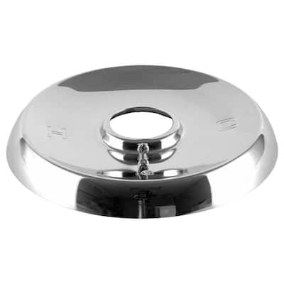5-1/2 in. 1-Handle Tub and Shower Faucet Escutcheon for Mixet Faucets Non-Pressure Balanced Valves in Chrome