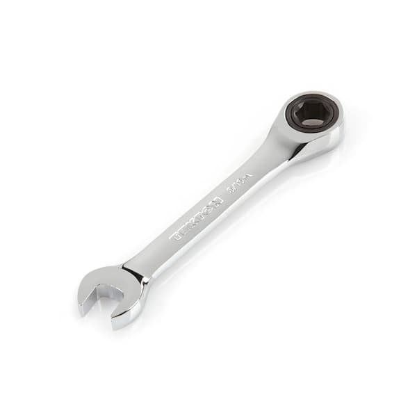 TEKTON 5/16 in. Stubby Ratcheting Combination Wrench
