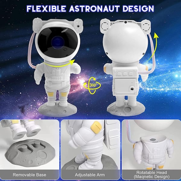 BIBIVIS 5-Watts Adjustable Head Angle Astronaut Galaxy