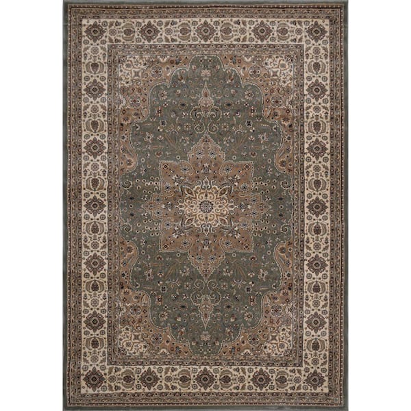 Home Dynamix Majestic Green 5 ft. x 8 ft. Area Rug