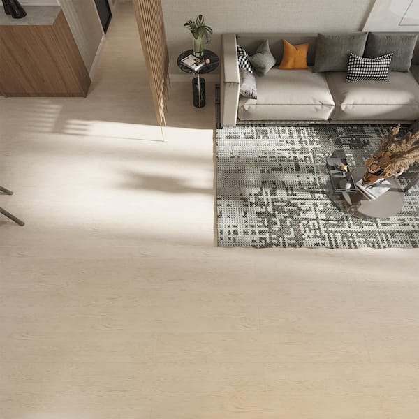 BaseCore Hex Pistachio 12 MIL x 5.75 in. W Waterproof Peel and Stick Vinyl Plank Flooring (21.5sqft/case)
