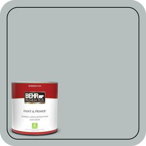 1 qt. #720E-3 Rocky Mountain Sky Flat Low Odor Interior Paint & Primer