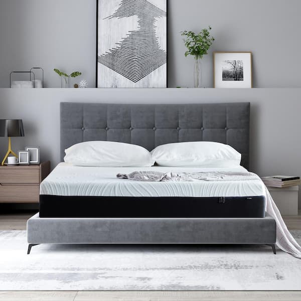 Polibi 10 in. Medium Comfort Gel Memory Foam Tight Top Queen Mattress